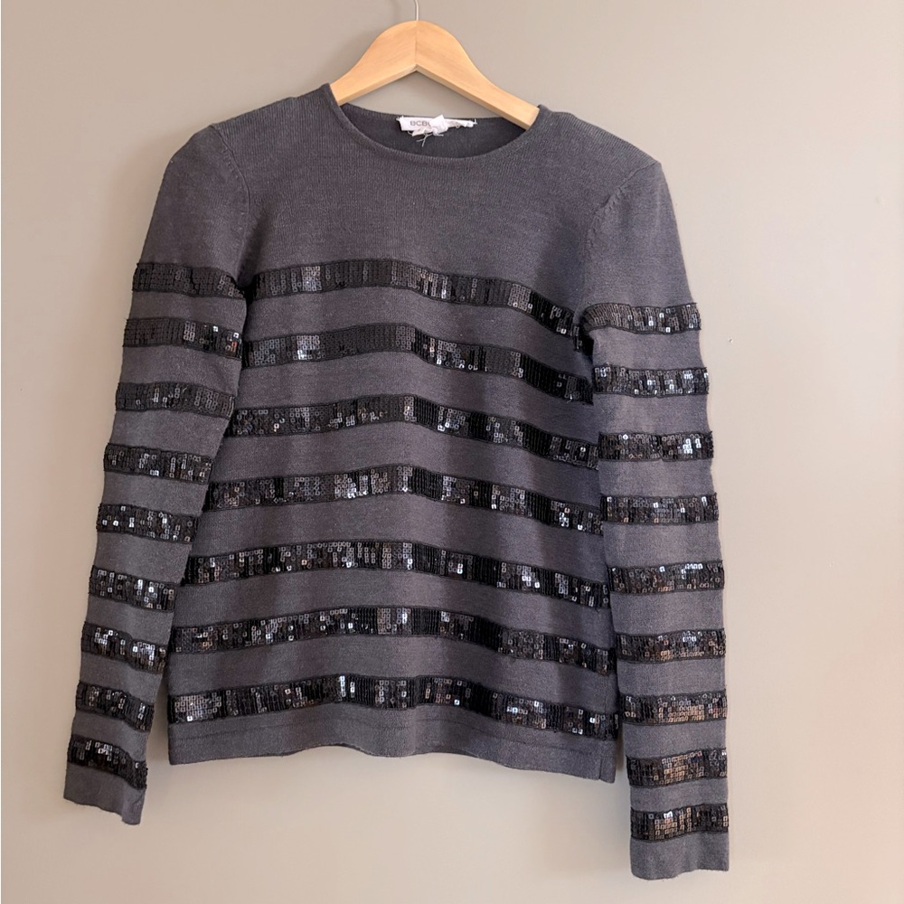BGeneration Sequins Stripe Jumper